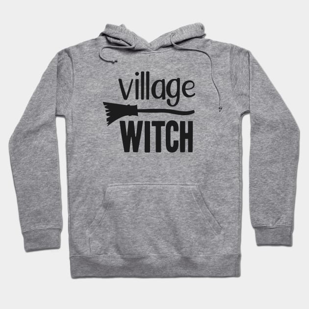 Village Witch Funny Easy Halloween Costume  T-Shirt Hoodie by HungryDinoDesign